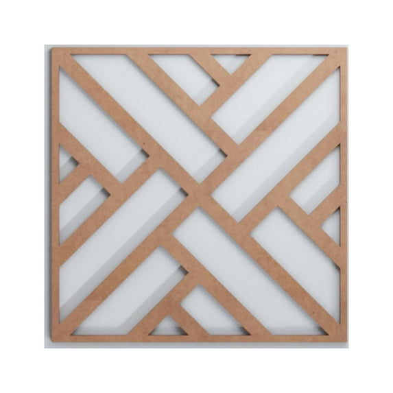 Ekena Millwork 11 3/8"W x 11 3/8"H x 1/4"T Small Killeen Decorative Fretwork Wood Wall Panels, Wood (Paint Grade)