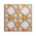 thumbnail image 1 of Ekena Millwork 11 3/8"W x 11 3/8"H x 3/8"T Small Fleetwood Decorative Fretwork Wood Wall Panels, Alder, 1 of 3