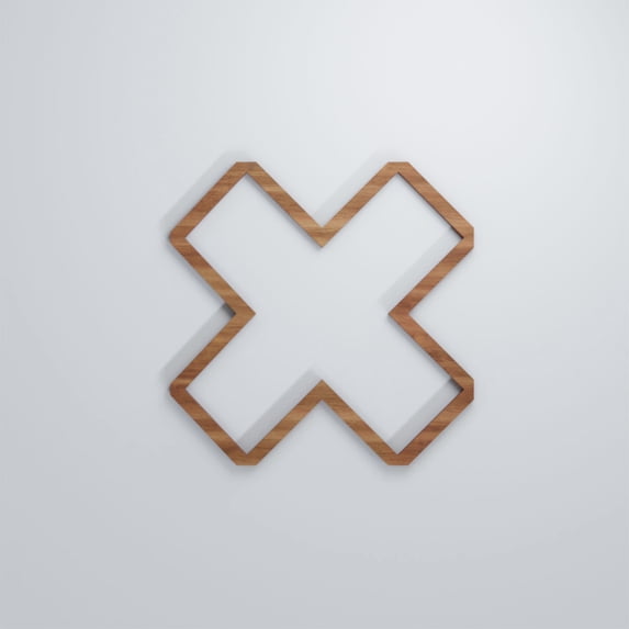 Ekena Millwork 11 3/8"W x 11 3/8"H x 3/8"T Small Fowler Decorative Fretwork Wood Wall Panels, Walnut