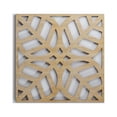 thumbnail image 1 of Ekena Millwork 11 3/8"W x 11 3/8"H x 3/8"T Small Garland Decorative Fretwork Wood Wall Panels, Hickory, 1 of 3