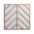 thumbnail image 1 of Ekena Millwork 11 3/8"W x 11 3/8"H x 3/8"T Small Genoa Decorative Fretwork Wood Wall Panels, Cherry, 1 of 3