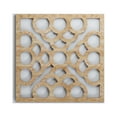thumbnail image 1 of Ekena Millwork 11 3/8"W x 11 3/8"H x 3/8"T Small Harlingen Decorative Fretwork Wood Wall Panels, Red Oak, 1 of 3