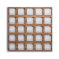 thumbnail image 1 of Ekena Millwork 11 3/8"W x 11 3/8"H x 3/8"T Small Manchester Decorative Fretwork Wood Wall Panels, Walnut, 1 of 2