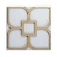 thumbnail image 1 of Ekena Millwork 11 3/8"W x 11 3/8"H x 3/8"T Small Olivia Decorative Fretwork Wood Wall Panels, Hickory, 1 of 2