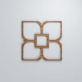 thumbnail image 1 of Ekena Millwork 11 3/8"W x 11 3/8"H x 3/8"T Small Olivia Decorative Fretwork Wood Wall Panels, Walnut, 1 of 2