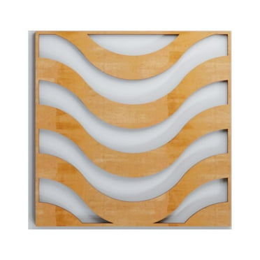 Ekena Millwork 11 3/8"W x 11 3/8"H x 3/8"T Small Parker Decorative Fretwork Wood Wall Panels, Alder