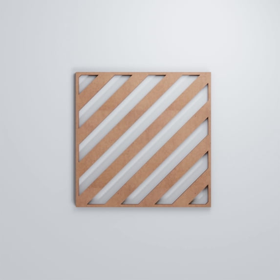 Ekena Millwork 11 3/8"W x 11 3/8"H x 3/8"T Small Rothwell Decorative Fretwork Wood Wall Panels, Wood (Paint Grade)