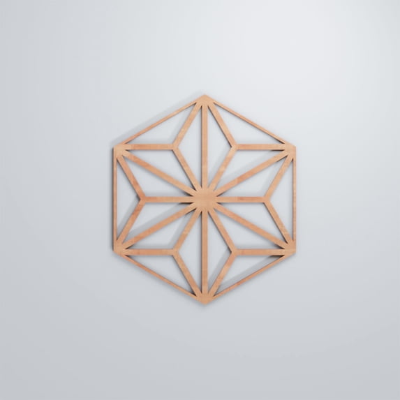 Ekena Millwork 11 3/8"W x 13 1/8"H x 1/4"T Small Hampton Decorative Fretwork Wood Wall Panels, Cherry