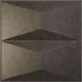 thumbnail image 1 of Ekena Millwork 11 7/8"W x 11 7/8"H Aberdeen EnduraWall Decorative 3D Wall Panel, Universal Aged Metallic Weathered Steel (12-Pack for 11.76 Sq. Ft.), 1 of 6