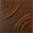 thumbnail image 1 of Ekena Millwork 11 7/8"W x 11 7/8"H Artisan EnduraWall Decorative 3D Wall Panel, Universal Aged Metallic Rust (12-Pack for 11.76 Sq. Ft.), 1 of 5