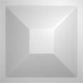 thumbnail image 1 of Ekena Millwork 11 7/8"W x 11 7/8"H Diane EnduraWall Decorative 3D Wall Panel (Covers 0.98 Sq. Ft.), 1 of 13