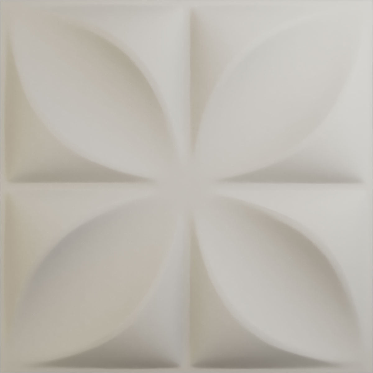 Helene White Textured 3D PVC Wall Panel 11 7/8" x 11 7/8"