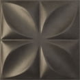 thumbnail image 1 of Ekena Millwork 11 7/8"W x 11 7/8"H Helene EnduraWall Decorative 3D Wall Panel, Universal Aged Metallic Weathered Steel (Covers 0.98 Sq. Ft.), 1 of 6