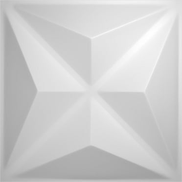 Ekena Millwork 11 7/8"W x 11 7/8"H Kent EnduraWall Decorative 3D Wall Panel (Covers 0.98 Sq. Ft.)