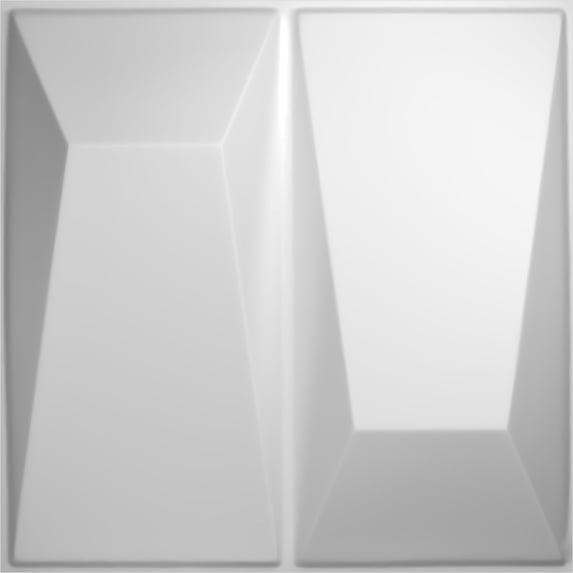 Ekena Millwork 11 7/8"W x 11 7/8"H Locke EnduraWall Decorative 3D Wall Panel (50-Pack for 48.96 Sq. Ft.)