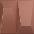 thumbnail image 1 of Ekena Millwork 11 7/8"W x 11 7/8"H Locke EnduraWall Decorative 3D Wall Panel, Universal Pearl Metallic Champagne Pink (12-Pack for 11.76 Sq. Ft.), 1 of 6