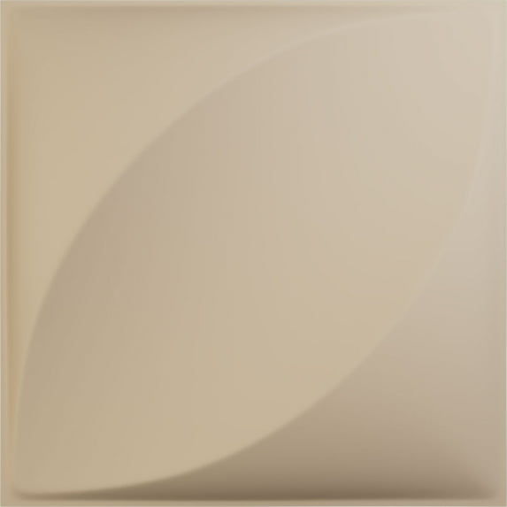 Ekena Millwork 11 7/8"W x 11 7/8"H Malone EnduraWall Decorative 3D Wall Panel, UltraCover Satin Smokey Beige (Covers 0.98 Sq. Ft.)