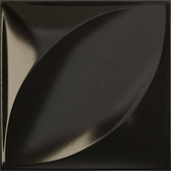 Ekena Millwork 11 7/8"W x 11 7/8"H Malone EnduraWall Decorative 3D Wall Panel, Universal Metallic Carbon Mist (12-Pack for 11.76 Sq. Ft.)