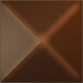 thumbnail image 1 of Ekena Millwork 11 7/8"W x 11 7/8"H Sellek EnduraWall Decorative 3D Wall Panel, Universal Aged Metallic Rust (Covers 0.98 Sq. Ft.), 1 of 5