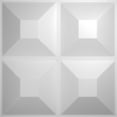 thumbnail image 1 of Ekena Millwork 11 7/8"W x 11 7/8"H Swindon EnduraWall Decorative 3D Wall Panel (12-Pack for 11.75 Sq. Ft.), 1 of 12
