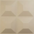 thumbnail image 1 of Ekena Millwork 11 7/8"W x 11 7/8"H Swindon EnduraWall Decorative 3D Wall Panel, UltraCover Satin Smokey Beige (12-Pack for 11.76 Sq. Ft.), 1 of 6