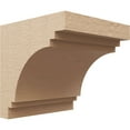 thumbnail image 1 of 11"W x 11"D x 11"H Wide Pescadero Rough Cedar Woodgrain TimberThane Corbel, Primed Tan, 1 of 6