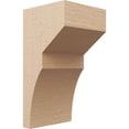 thumbnail image 1 of 11"W x 11"D x 22"H Wide Monterey Rough Cedar Woodgrain TimberThane Corbel, Primed Tan, 1 of 6
