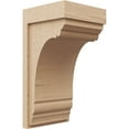 thumbnail image 1 of 11"W x 11"D x 22"H Wide Warren Rough Cedar Woodgrain TimberThane Corbel, Primed Tan, 1 of 6