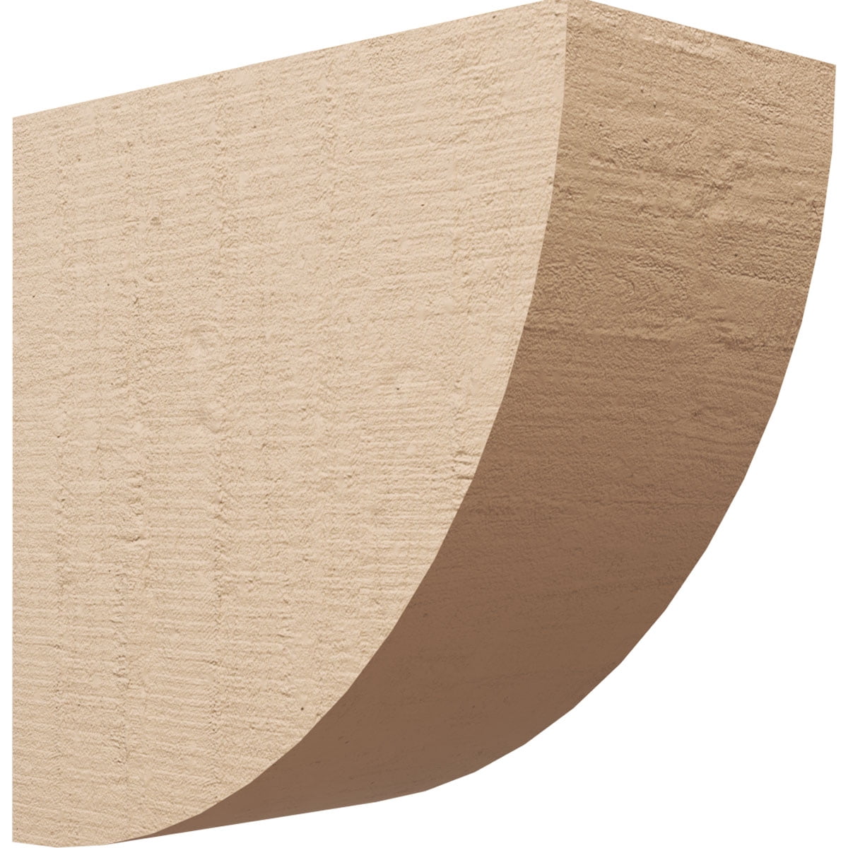 11"W x 22"D x 22"H Classic Durham Rough Cedar Woodgrain TimberThane Corbel, Primed Tan