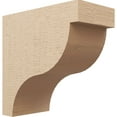 thumbnail image 1 of 11"W x 22"D x 22"H Classic Garner Rough Cedar Woodgrain TimberThane Corbel, Primed Tan, 1 of 6