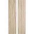 thumbnail image 1 of Ekena Millwork 11"W x 78"H Rustic Two Board Joined Board-n-Batten Riverwood Faux Wood Shutters w/No Batten (Per Pair), Primed Tan, 1 of 12