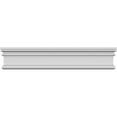 thumbnail image 1 of Ekena Millwork 115" Bottom Width x 116 1/8" Top Width x 3 1/2"H x 7/8"P Bedford Crosshead, 1 of 24