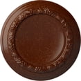thumbnail image 1 of Ekena Millwork 12 1/2"OD x 1 1/2"P Carlsbad Ceiling Medallion (Fits Canopies up to 7 7/8"), Hand-Painted Burnished Mahogany Crackle, 1 of 7