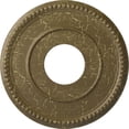 thumbnail image 1 of Ekena Millwork 12 1/2"OD x 3 7/8"ID x 3/4"P Bradford Ceiling Medallion (Fits Canopies up to 6 5/8"), Hand-Painted Mississippi Mud Crackle, 1 of 6