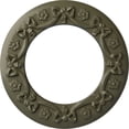 thumbnail image 1 of Ekena Millwork 12 1/4"OD x 7 1/2"ID x 7/8"P Ribbon with Bow Ceiling Medallion (Fits Canopies up to 7 1/2"), Hand-Painted Painted Turtle, 1 of 6