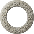 thumbnail image 1 of Ekena Millwork 12 1/4"OD x 7 1/2"ID x 7/8"P Ribbon with Bow Ceiling Medallion (Fits Canopies up to 7 1/2"), Hand-Painted Pot of Cream Crackle, 1 of 6