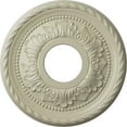 thumbnail image 1 of Ekena Millwork 12 1/8"OD x 3 1/2"ID x 1"P Palmetto Ceiling Medallion (Fits Canopies up to 4 7/8"), Hand-Painted Clear Yellow, 1 of 6
