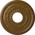 thumbnail image 1 of Ekena Millwork 12 1/8"OD x 3 5/8"ID x 3/4"P Valeriano Ceiling Medallion (Fits Canopies up to 6 1/4"), Hand-Painted Smokey Topaz Crackle, 1 of 6