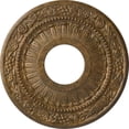 thumbnail image 1 of Ekena Millwork 12 1/8"OD x 3 5/8"ID x 7/8"P Nadia Ceiling Medallion (Fits Canopies up to 4 7/8"), Hand-Painted Rubbed Bronze, 1 of 8
