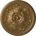 thumbnail image 1 of Ekena Millwork 12 3/4"OD x 7/8"P Legacy Acanthus Ceiling Medallion (Fits Canopies up to 3 1/2"), Hand-Painted Pale Gold, 1 of 8