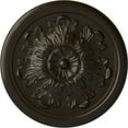 thumbnail image 1 of Ekena Millwork 12 3/4"OD x 7/8"P Legacy Acanthus Ceiling Medallion (Fits Canopies up to 3 1/2"), Hand-Painted Stone Hearth, 1 of 8