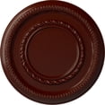 thumbnail image 1 of Ekena Millwork 12 5/8"OD x 1 1/8"P Federal Roped Small Ceiling Medallion (Fits Canopies up to 6"), Hand-Painted Brushed Mahogany, 1 of 7