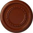 thumbnail image 1 of Ekena Millwork 12 5/8"OD x 1 1/8"P Federal Roped Small Ceiling Medallion (Fits Canopies up to 6"), Hand-Painted Firebrick, 1 of 7