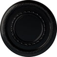 thumbnail image 1 of Ekena Millwork 12 5/8"OD x 1 1/8"P Federal Roped Small Ceiling Medallion (Fits Canopies up to 6"), Hand-Painted Jet Black, 1 of 7