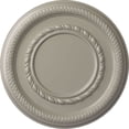 thumbnail image 1 of Ekena Millwork 12 5/8"OD x 1 1/8"P Federal Roped Small Ceiling Medallion (Fits Canopies up to 6"), Hand-Painted Pearl White, 1 of 7