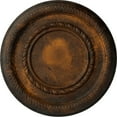 thumbnail image 1 of Ekena Millwork 12 5/8"OD x 1 1/8"P Federal Roped Small Ceiling Medallion (Fits Canopies up to 6"), Hand-Painted Rust, 1 of 7
