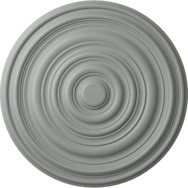 Ekena Millwork 12 5/8"OD x 1"P Carton Ceiling Medallion (For Canopies up to 2 5/8")