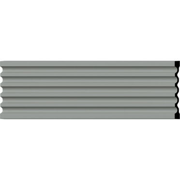 Ekena Millwork 12 5/8"W x 78 3/4"H x 1 1/8"D Fluted Casing