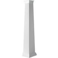 thumbnail image 1 of Ekena Millwork 12" Bottom Width to 8" Top Width x 5'H Craftsman Classic Square Tapered, Smooth PVC Column Kit, Prairie Capital & Prairie Base, 1 of 6