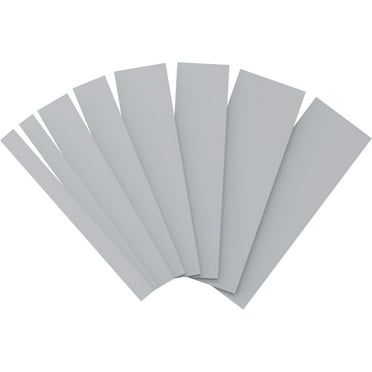 Ekena Millwork 12"L x 1/2"T Adjustable PVC Slat Wall Panel Sample Kit, Unfinished (contains 8 slats total)